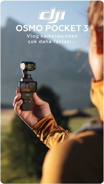 DJI Osmo Pocket 3 Her an yanında...