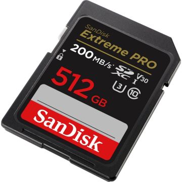 SanDisk Extreme PRO 512GB 200MB/s UHS-I SDXC Hafıza Kartı - SDSDXXD-512G-GN4IN