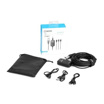 Boya BY-BCA70 48V Phantom Mobil XLR Mikrofon Kablo