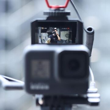 Ulanzi GP-5 Hero 5/6/7/8 Uyumlu Vlog Selfie Ekran Yansıtıcı