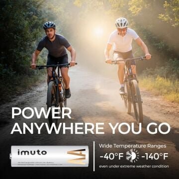 Imuto 3600mWh AA Şarj Edilebilir Lityum Pil (4’lü Paket)