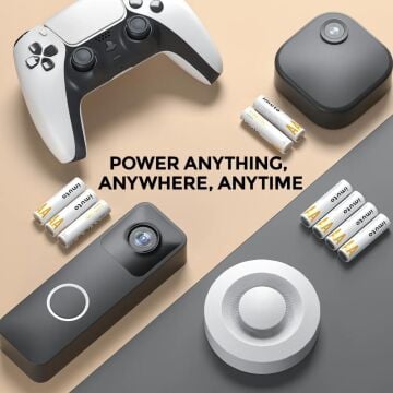 Imuto 3600mWh AA Şarj Edilebilir Lityum Pil (8’li Paket)