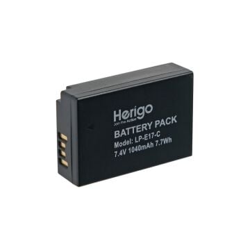 Herigo LP-E17-C 1040mAh Type-C Şarjlı Batarya (LP-E17 Uyumlu)