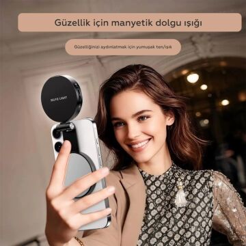 Herigo HR-PH010 Aynalı Manyetik Selfie Işığı Telefon Standı