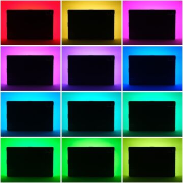 Herigo HR-PH005 RGB Panel LED Video Işığı 24W 23000mAh 2500-9900K