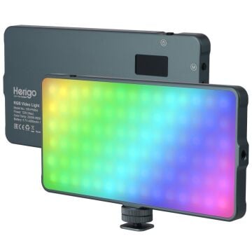 Herigo HR-PH004 RGB LED Video Işığı 2500-9900K Vlog Işığı