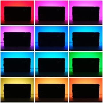 Herigo HR-PH004 RGB LED Video Işığı 2500-9900K Vlog Işığı