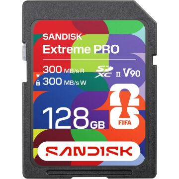 SanDisk Extreme PRO 128GB V90 300MB/s UHS-II SDXC Hafıza Kartı - SDSDXDM-128G-GN4IN