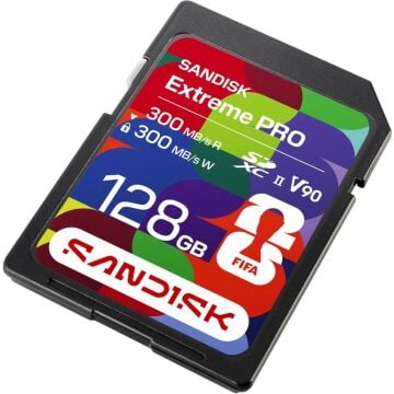 SanDisk Extreme PRO 128GB V90 300MB/s UHS-II SDXC Hafıza Kartı - SDSDXDM-128G-GN4IN