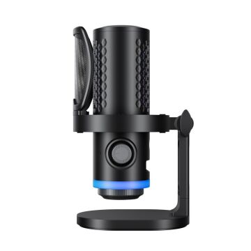 BOYA CastMic G40B RGB Aydınlatmalı Gürültü Engellemeli USB Mikrofon ve Boom Arm Set