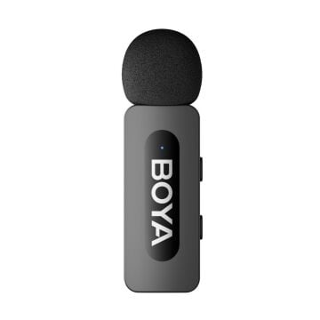 Boya BY-V1 Wireless Tekli Yaka Mikrofonu Lightning (Yeni Versiyon)