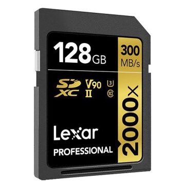Lexar Professional 128GB 300mb/s SDXC Hafıza Kartı