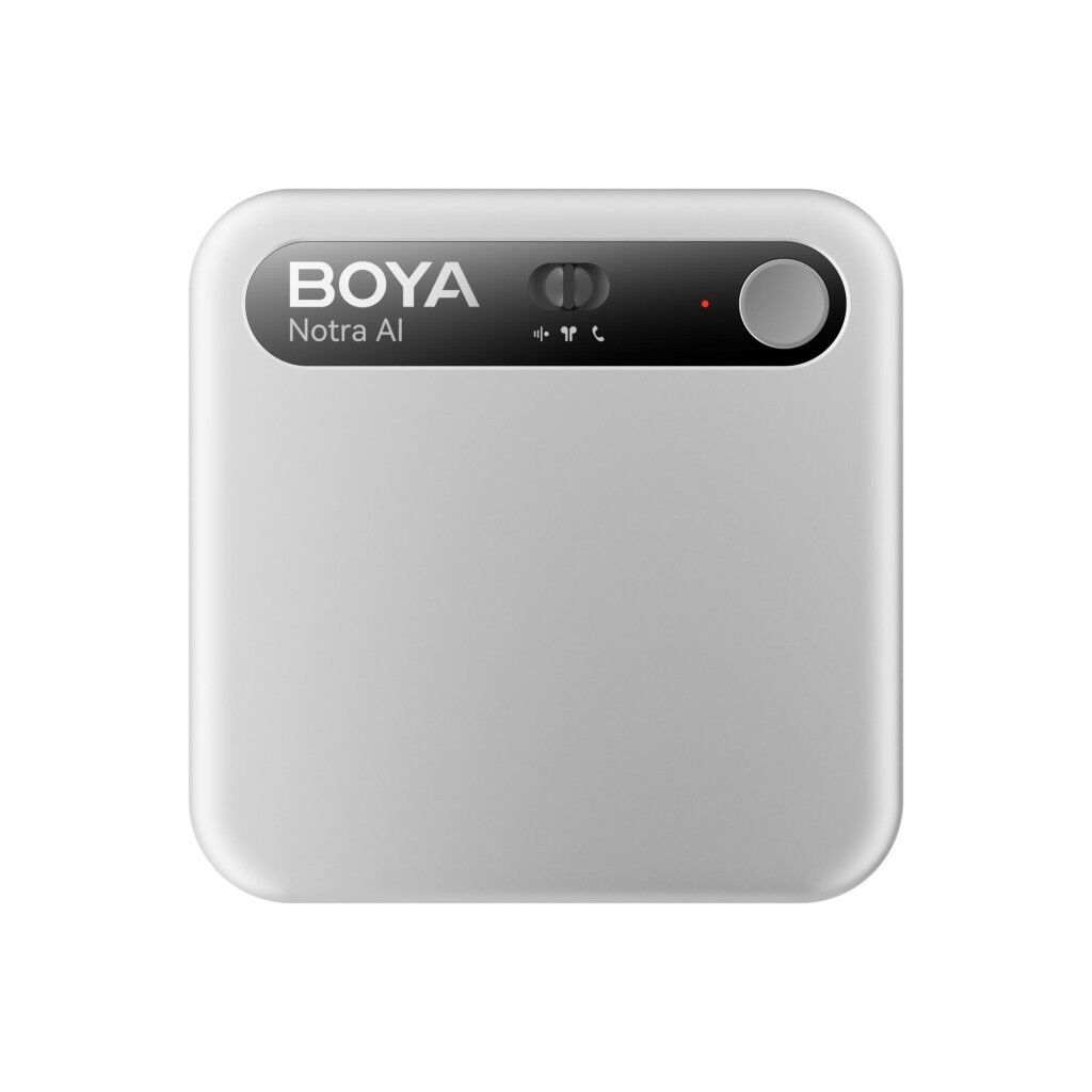 BOYA Notra AI Destekli Ses Kaydedici ve Not Tutma Cihazı - Silver
