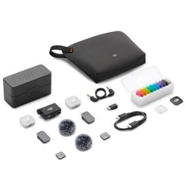DJI Mic Mini 2 Kablosuz Yaka Mikrofon Seti (1 TX + 1 Mobile RX + Şarj Kutusu)