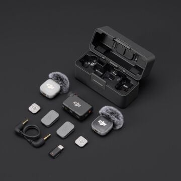 DJI Mic Mini 2 Kablosuz Yaka Mikrofon Seti (1 TX + 1 Mobile RX + Şarj Kutusu)