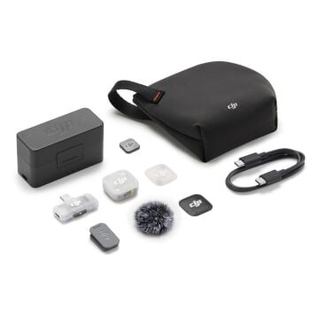 DJI Mic Mini 2 Kablosuz Yaka Mikrofon Seti (1 TX + 1 Mobile RX + Şarj Kutusu)