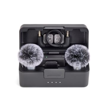 DJI Mic Mini 2 İkili Kablosuz Yaka Mikrofon Seti (2 TX + 1 RX + Şarj Kutusu)