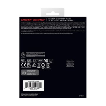 SanDisk QuickFlow MicroSD USB-C Kart Okuyucu - SDDR-B751-GNANN