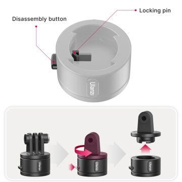 Ulanzi Go-Quick II Manyetik Hızlı Bağlantı Adaptör Seti - 3009