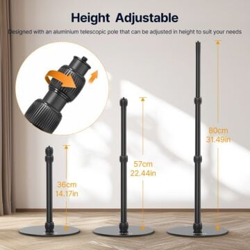 VIJIM LS09 Ayarlanabilir Teleskopik Telefon ve Kamera Tripod Standı - 2952