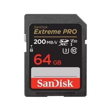 Sandisk Extreme Pro 64gb 200mb/s SDXC Hafıza Kartı
