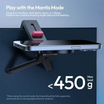 Ulanzi MA88 MagLock Quick Release Manyetik Telefon Tutucu ve Mini Tripod - S055