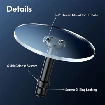 Ulanzi QT05 Xiaojiu Rotating Tray Center Column JJ06 Tripod Uyumlu - C099