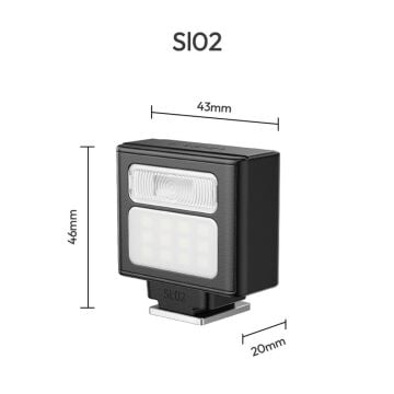 Ulanzi SL02 Spark Lite Kamera LED Flaş ve Işığı - L133