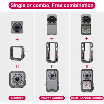 Ulanzi C-Action2 DJI Action 2 Manyetik Metal Cage Çerçeve