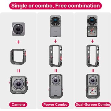 Ulanzi C-Action2 DJI Action 2 Manyetik Metal Cage Çerçeve