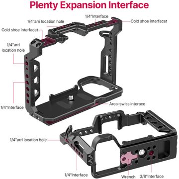 Ulanzi C-A7M4 Sony A7M4/A7M3/A7R3 için Camera Cage Çerçeve