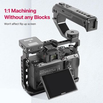Ulanzi C-A7M4 Sony A7M4/A7M3/A7R3 için Camera Cage Çerçeve