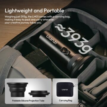 Ulanzi LM01 RGB GOBO 10W Taşınabilir LED Fotoğraf ve Video Işığı - L219A