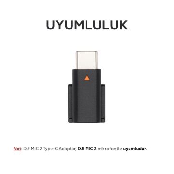 DJI Mic 2 Mobile Phone Adapter (Type-C) Kutusuz