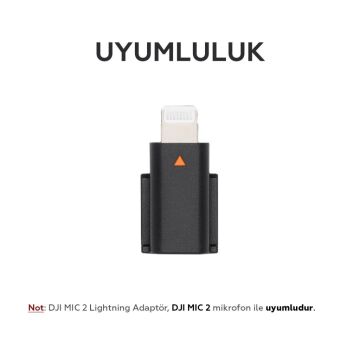 DJI Mic 2 Mobile Phone Adapter (Lightning) Kutusuz