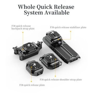 Falcam F38 DJI Stabilizer Quick Release Kit (DJI RS2/RSC2, RS3/RS3 Pro)