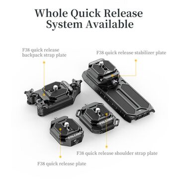 Falcam F38 DJI Stabilizer Quick Release Kit (DJI RS2/RSC2, RS3/RS3 Pro)
