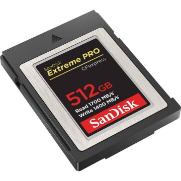 SanDisk Extreme PRO 512GB 1700MB/s CFexpress Type B Hafıza Kartı - SDCFE-512G-GN4NN
