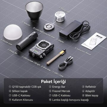 Photoolex Quantum Q150 150W Bi-Color COB LED Işık - LS-164PL-01