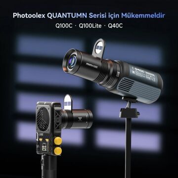 Photoolex Quantum Zoom Gobo Projektör III Işık Efekti Aparatı - PH-314-PL