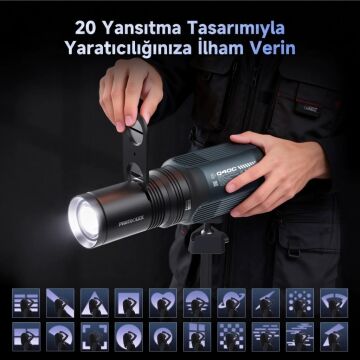 Photoolex Quantum Zoom Gobo Projektör III Işık Efekti Aparatı - PH-314-PL