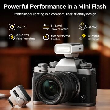 Photoolex G02 Retro Mini Speedlite Kamera Flaşı - LS-201