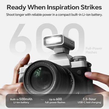 Photoolex G02 Retro Mini Speedlite Kamera Flaşı - LS-201