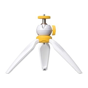 Photoolex Ball Head Masaüstü Kamera ve Işık Tripodu Beyaz - TF-PH-006BR