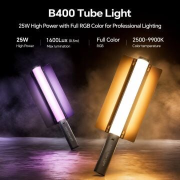 Photoolex B400 25W APP Kontrollü RGB Tube LED Işık - TF-LS-140LW-PL