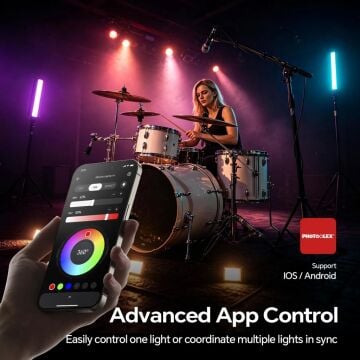 Photoolex B400 25W APP Kontrollü RGB Tube LED Işık - TF-LS-140LW-PL