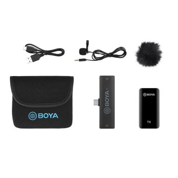 Boya BY-XM6-S5 Kablosuz Yaka Mikrofonu - Type-C