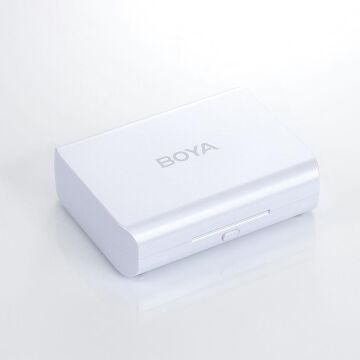 Boya BY-XM6-K2W Kablosuz İkili Yaka Mikrofonu (Beyaz)