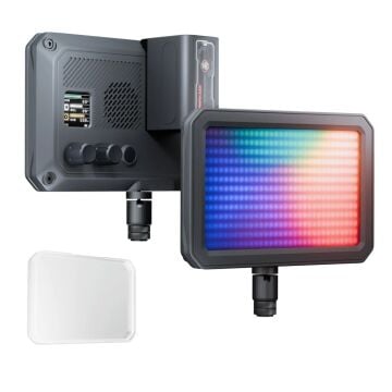 Photoolex Matrix 7 RGB 7 İnç 36W Profesyonel Video Fotoğraf ve Canlı Yayın LED Panel Işık - LS-174-01