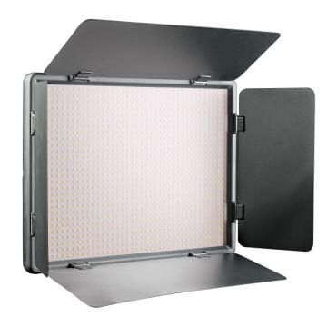 Herigo HR-LED1120 11'' 50W LED Panel Işık LED 2700K-6500K CRI 96+ Barndoor Dolgu Işığı